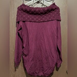 Causal Long Sleeve Top, Off the shoulder